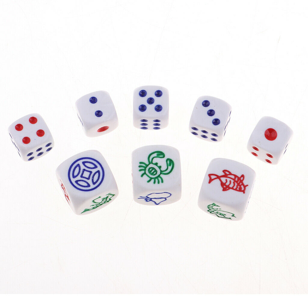 Sic Bo BAU Cua Ca Cop Traditional Gambling Dice Game Toys Set Party Toys