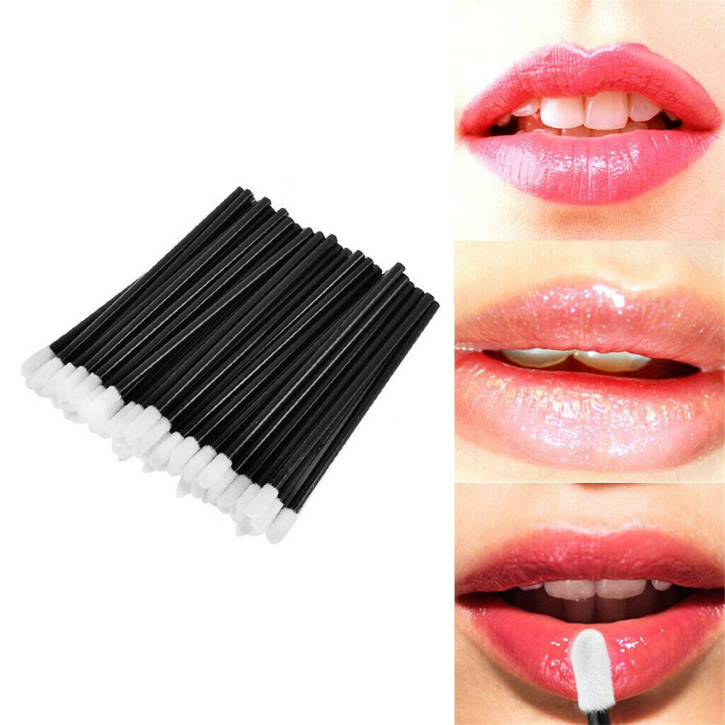 200x Disposable Lip Brush Lip Gloss Applicator Lipstick Wands