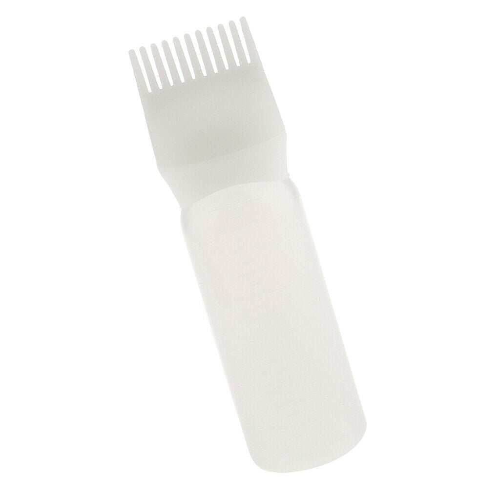 Hair Dye Bottle Applicator Comb Dispensing 120ML Salon Hair Coloring Dyeing