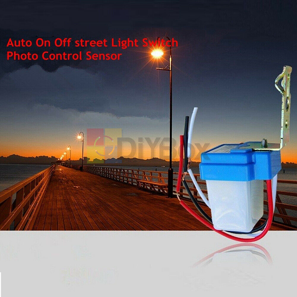 Automatic Street Light Lighting Switch Electric Auto Operated Control 10A AC220V