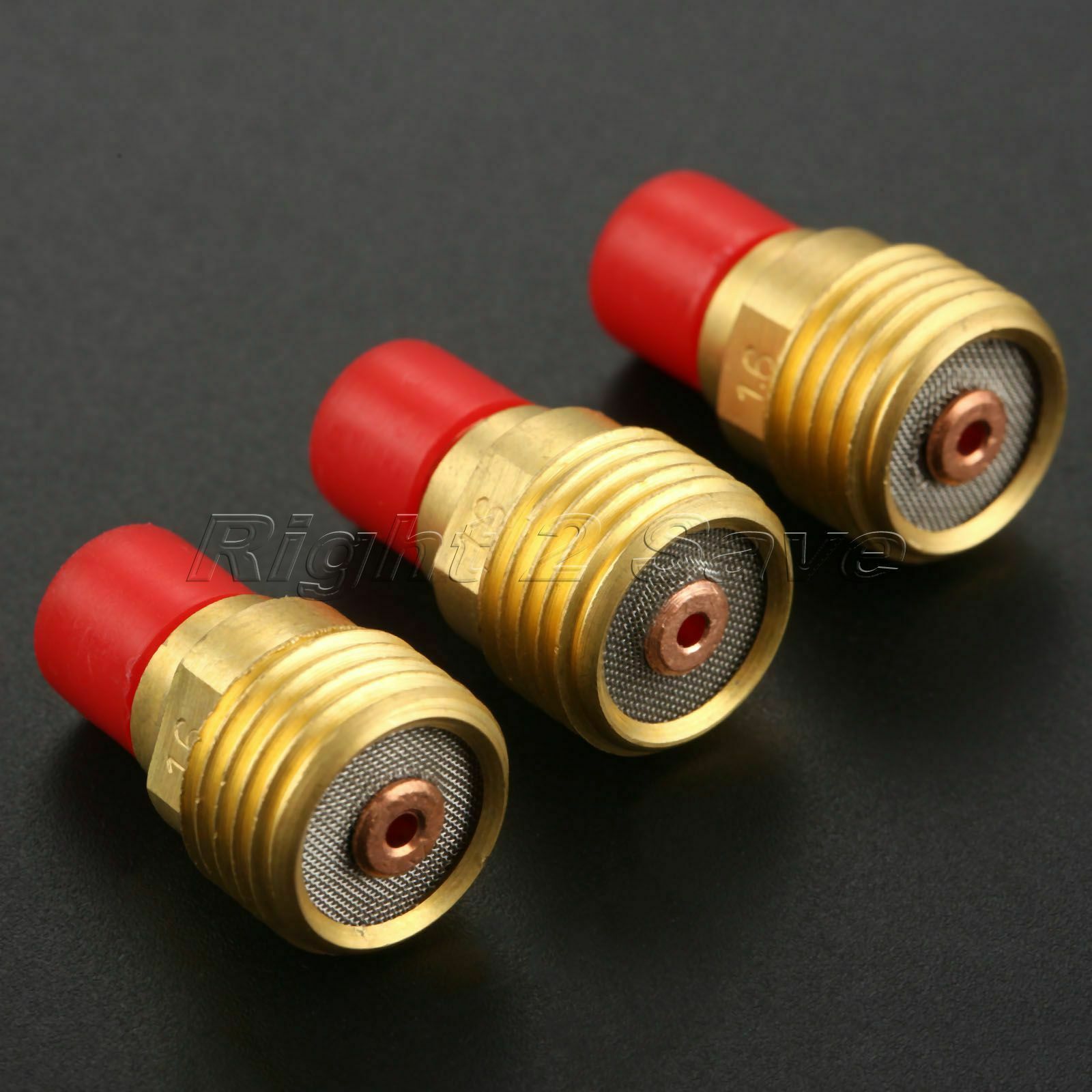 45V25 Collet Body Gas Lens 1.6mm 1/16" for Tig Welding Torch WP 9 20 3pcs/Set