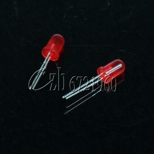 100PCS New LED Round Red Yellow Green Light-emitting Diode Mix Color 3mm 5mm