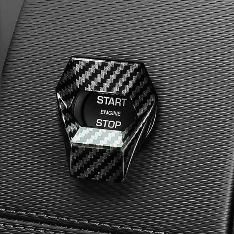 Universal Car Engine Start Stop Push Button Cap Switch Cover Decorative Trim