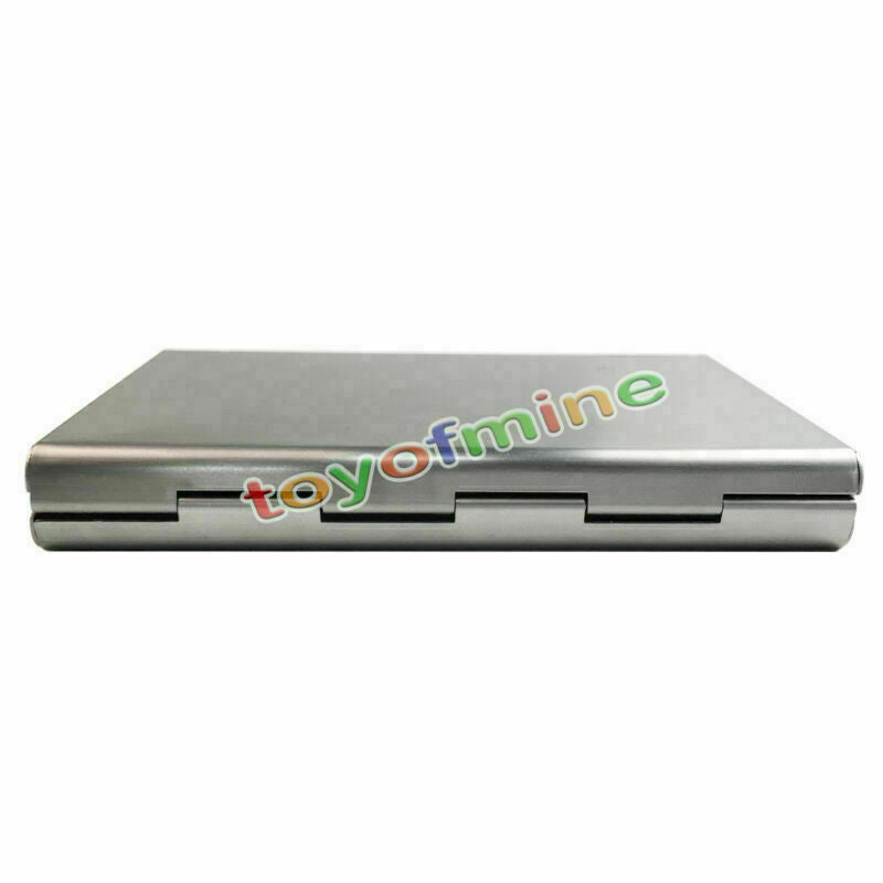 New Stainless Steel Business ID Credit Card Wallet Holder Metal Pocket Case Box