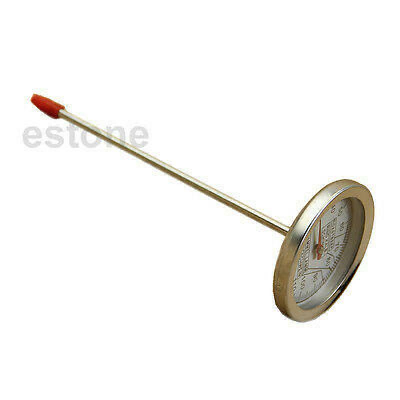 New Fast Accurate Temp Stainless Steel Meat Thermometer with Large Dial