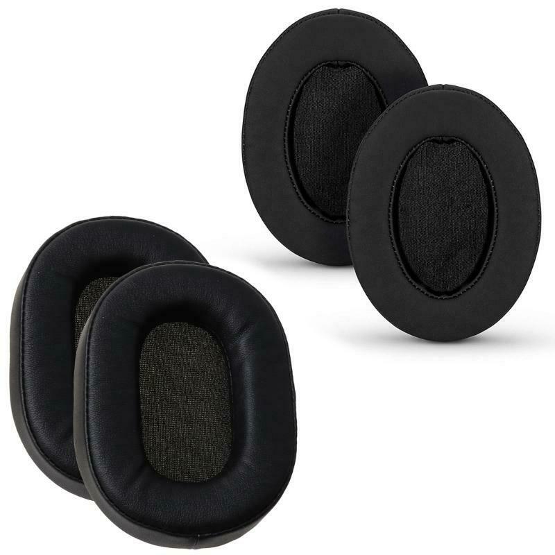 1Pair Foam Ear Pads Cushion Leather Earpad for ATH-MSR7 M50X M20 M40 M40X SX1
