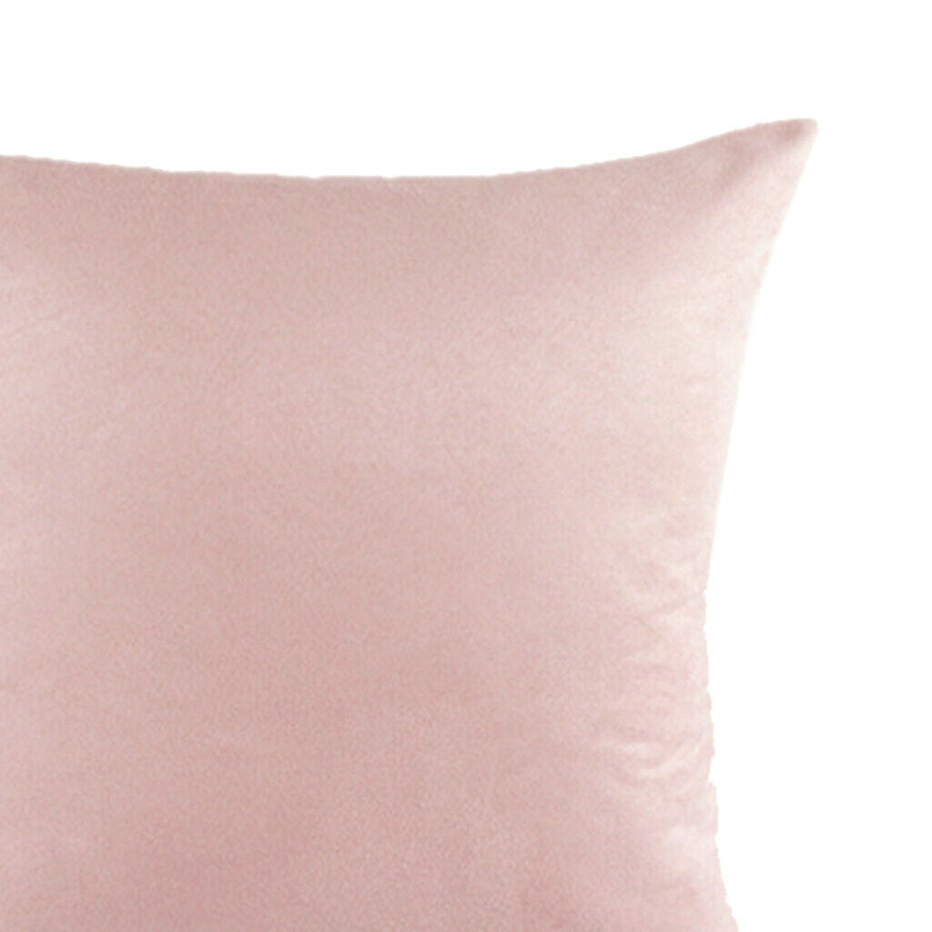 Pink Pillow Slip Square Pillow Cover Sofa Office Home Bedroom Decoration