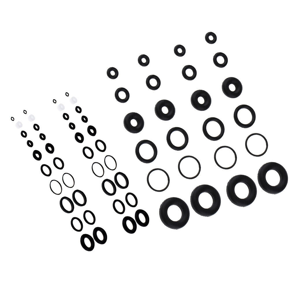 8Pcs/Set Heavy-duty O-Ring Rubber Seals Airbrush Internal Sealing Black