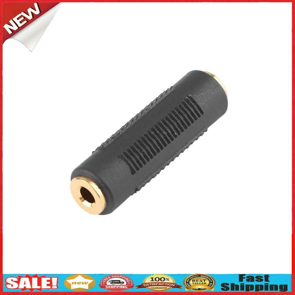 3.5mm Female to 3.5 mm Female Connector F/F Stereo Audio Coupler Adapter @