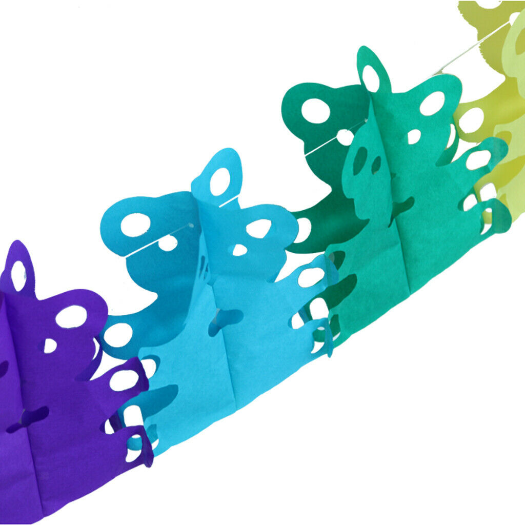 2x Colorful Baby Shower Birthday Bunting Banner Garland Wedding Party Xmas Decor