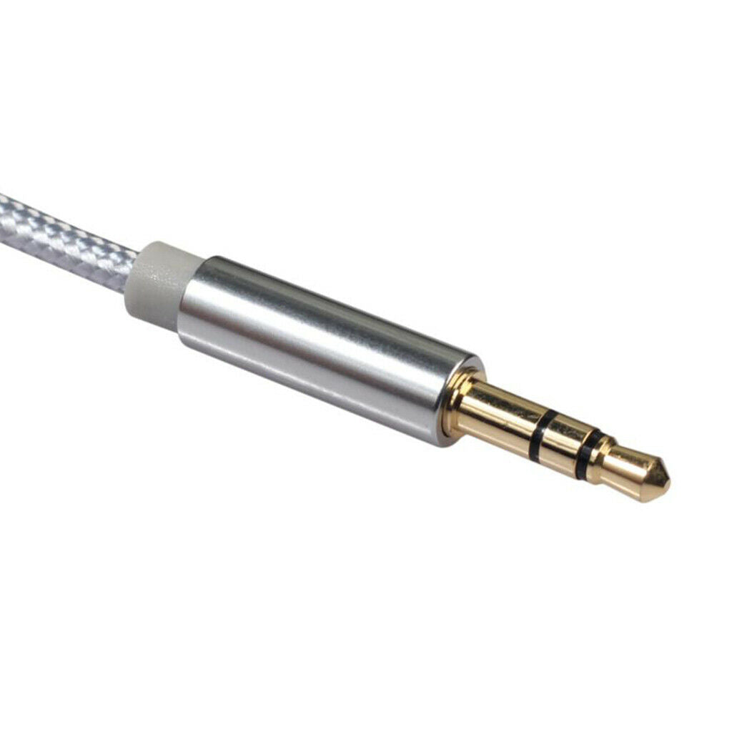 3.5mm Audio Cable Nylon Braided Male to Male Aux Cord 50cm