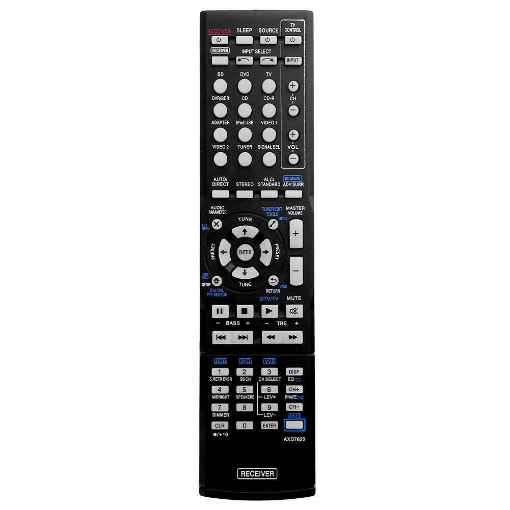 Plastic AXD7622 TV Remote Controller for Pioneer VSX-521 AXD7660 VSX-422-K