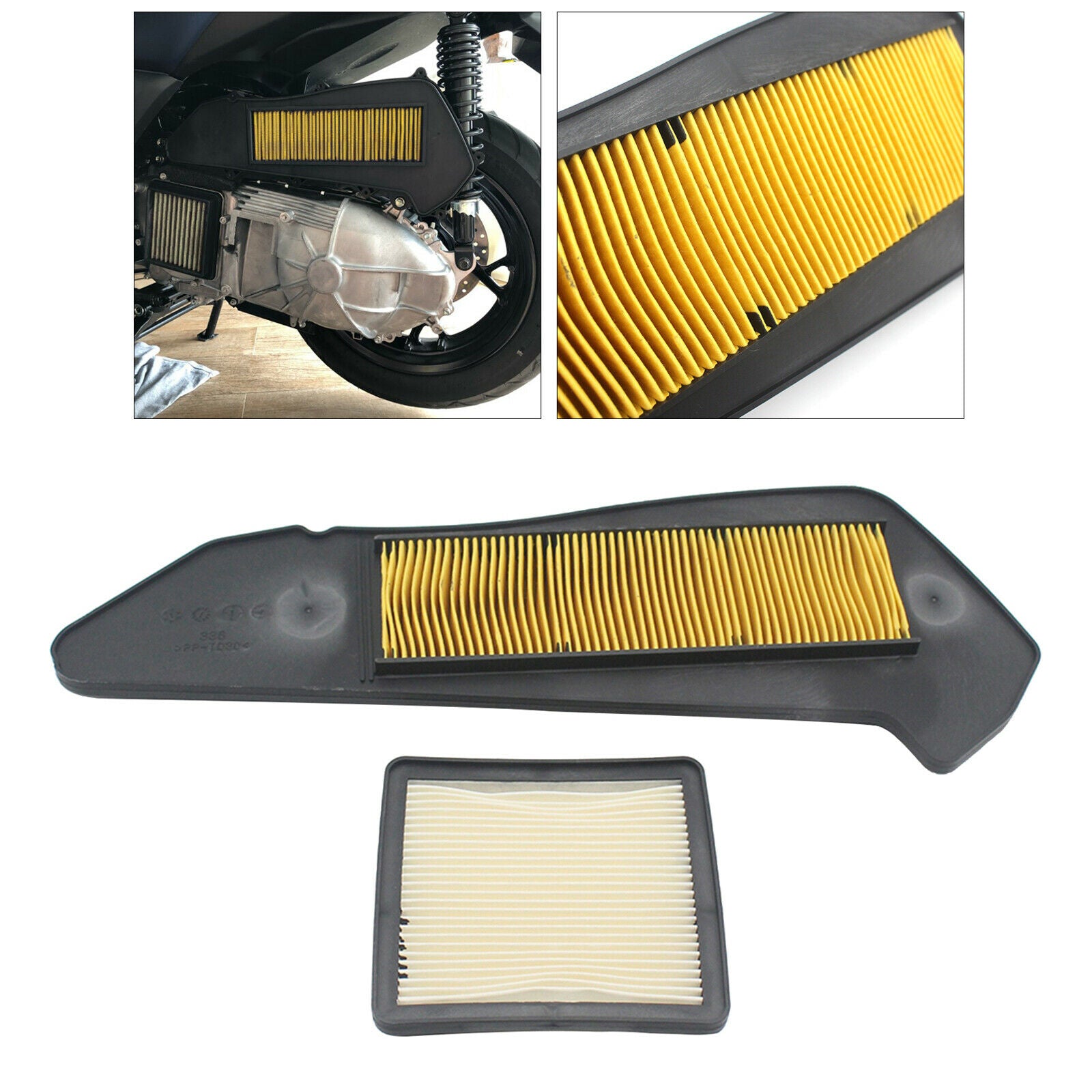 2x Motorbike Air Filter Cleaner Engine Protect for YAMAHA XMAX250 XMAX300