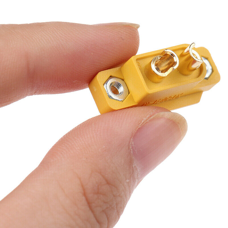 Mountable XT60 Male Plug Connector For Racing Models Fixed Board DIY Spare P Kt