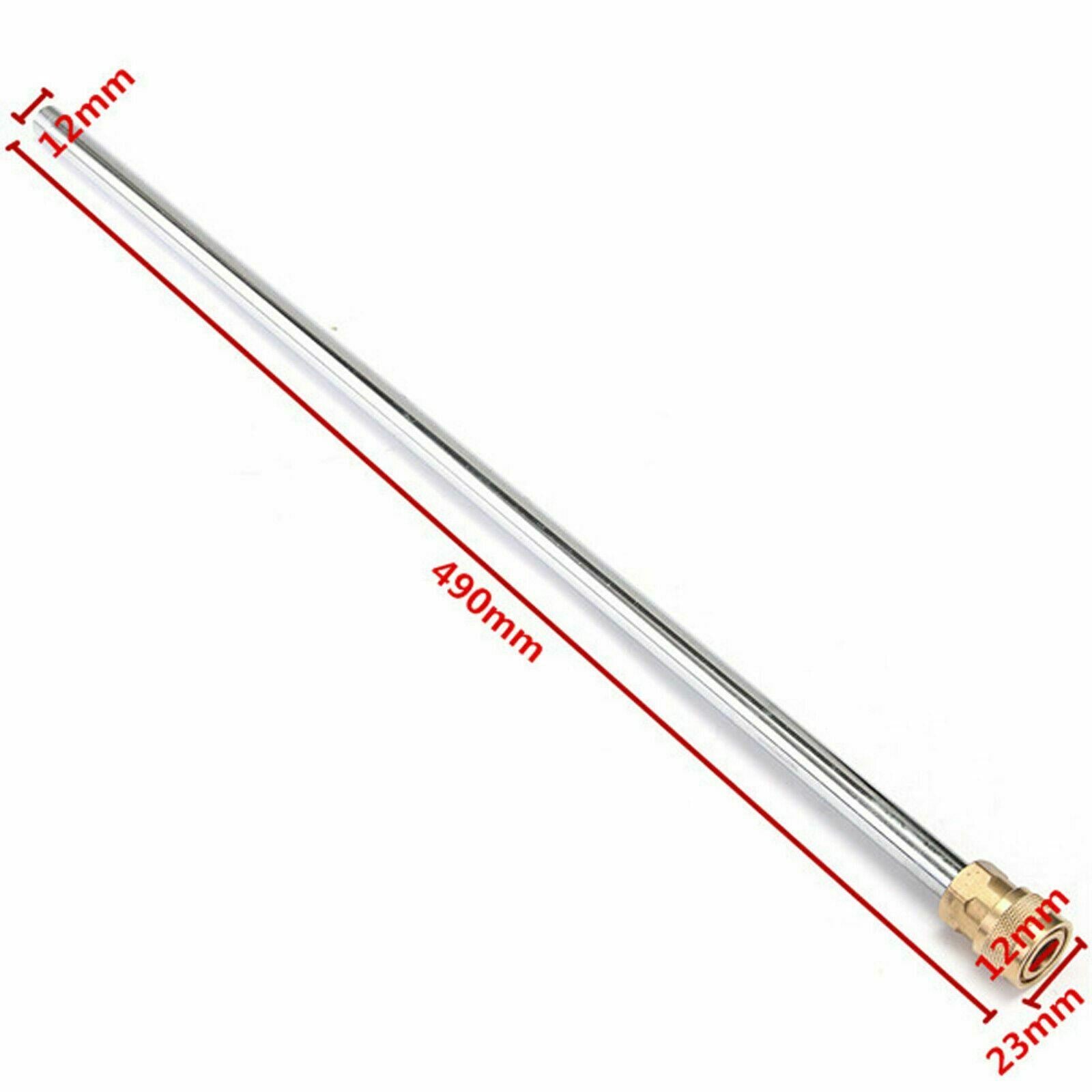 49CM High Pressure Washer Lance Spray Nozzle Water Pump Extension Rod 3000PSI