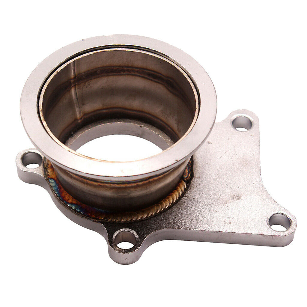 For T3 T4 5 Bolt to 3'' V Band Turbo Exhaust Flange Stainless Steel Adapter