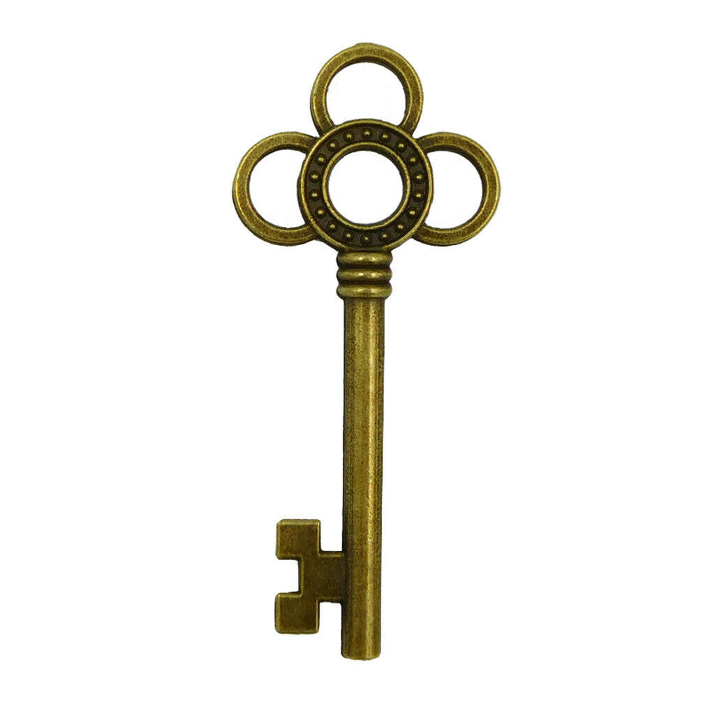 12x Skeleton Key Dangle Pendant Charms for DIY Necklace Bracelet Earrings