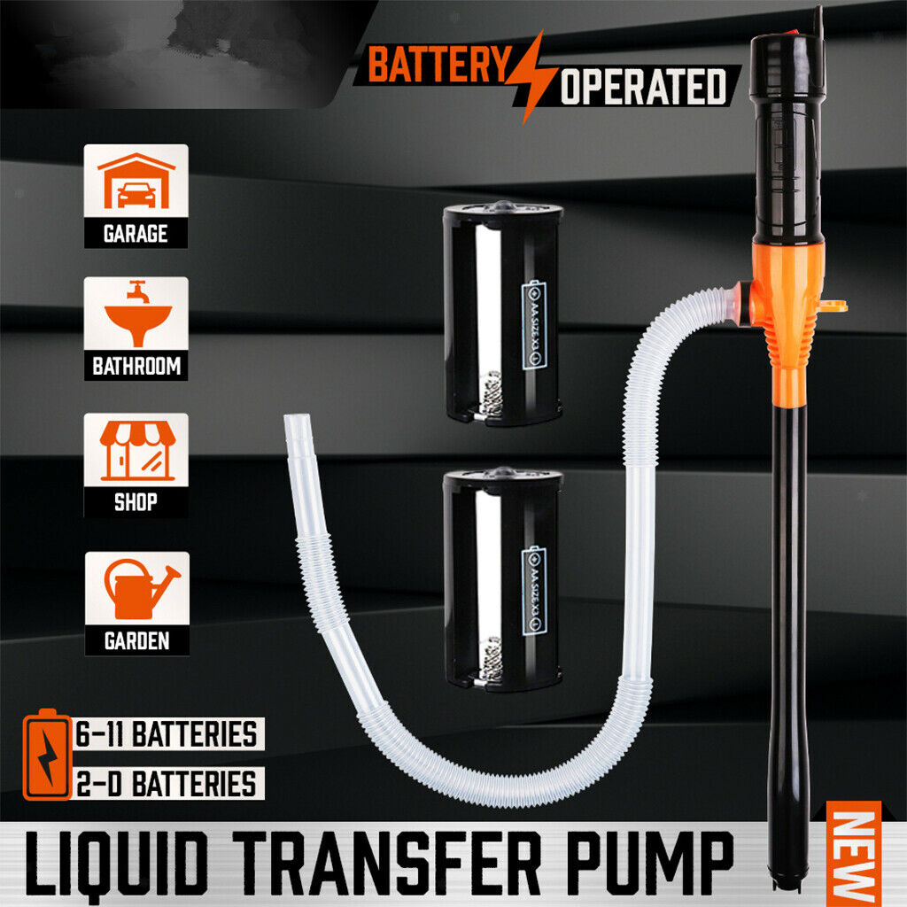 Fuel Transfer Pump Battery Operated for Gas Oil Liquid Water for Car Marine