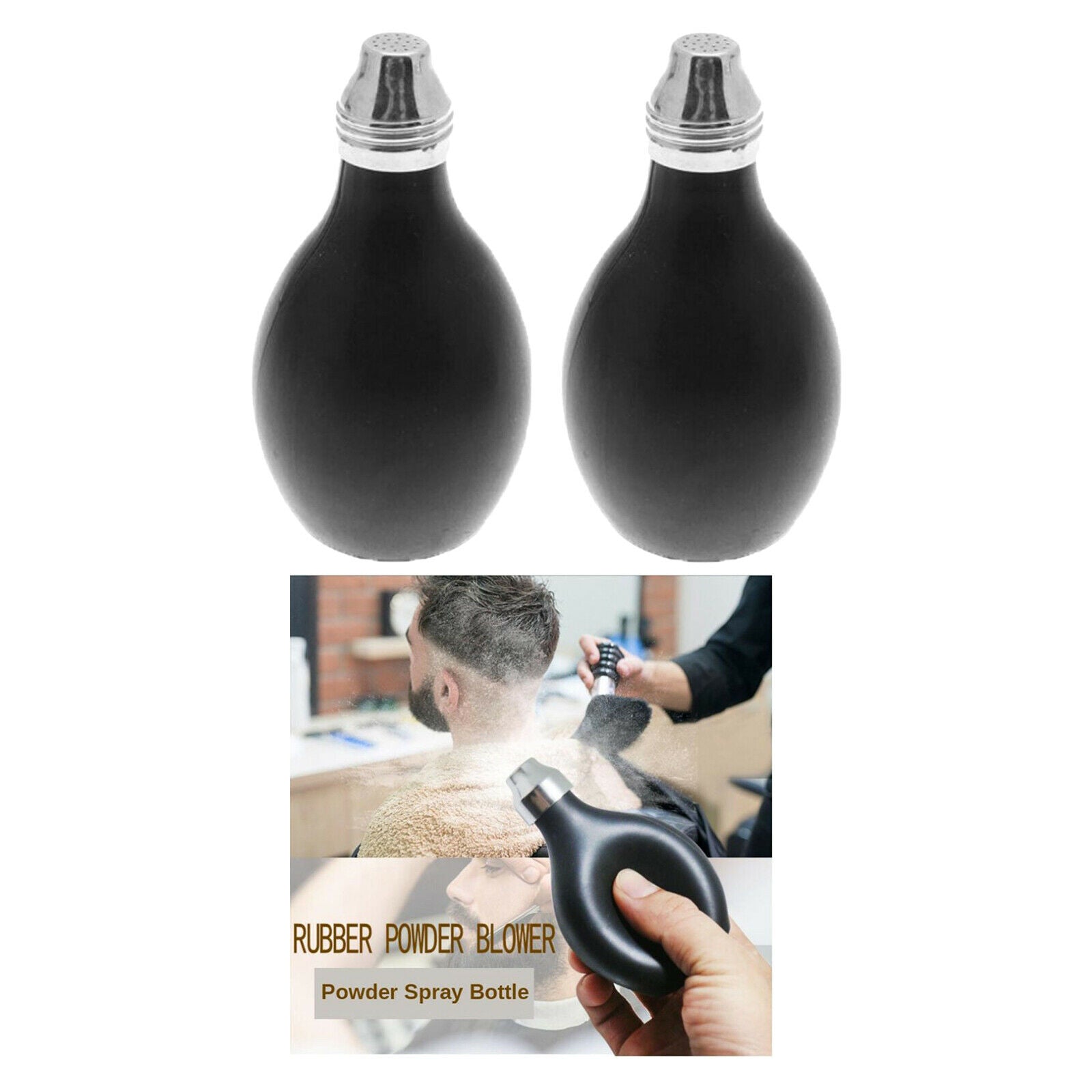 2x 100ml Talc Blower Puffer Dispenser Powder Spray Bottle Talcum Tools