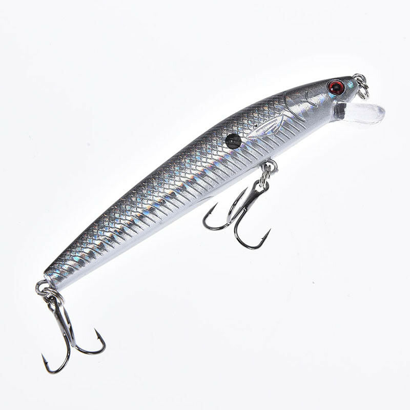 10cm/8.5g artificial hard lures fishing baits with two wobble floating hoo.l8