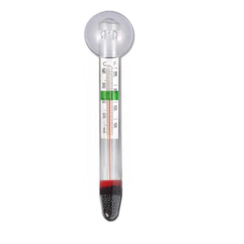 New Glass Meter Aquarium Fish Tank Water Temperature Thermometer Suction  Kt