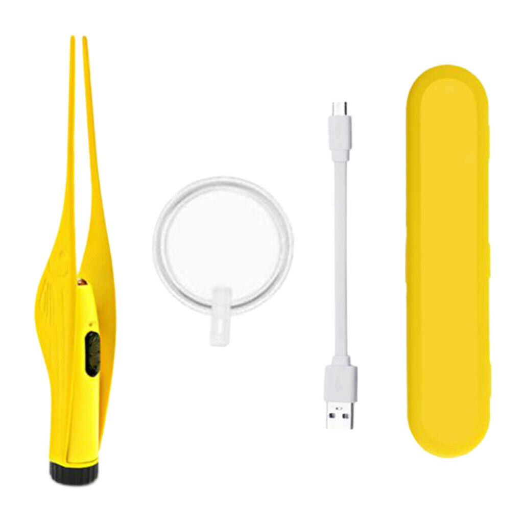 USB LED Flashlight Earpick Ear Cleaner Wax Removal Tool +Magnifier Style 2