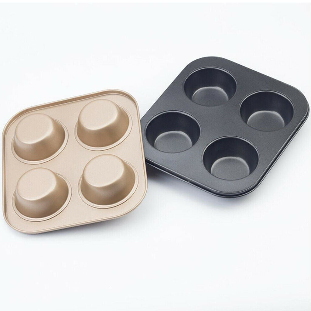 Non-stick Muffin Tray Stainless Steel Baking Tray Baking Mold Pudding Molds