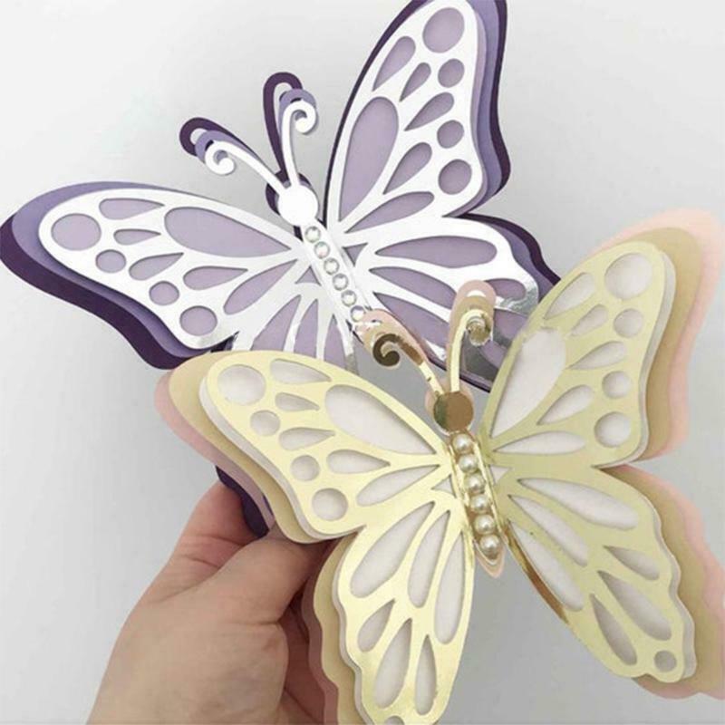 Butterflies Metal Cutting Die Stencil DIY Scrapbooking Album Paper Card Template