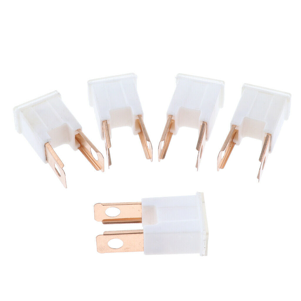 10 Pieces Car Auto DC 32V 120A FLK-M Male Straight  PAL Fuses - Brown