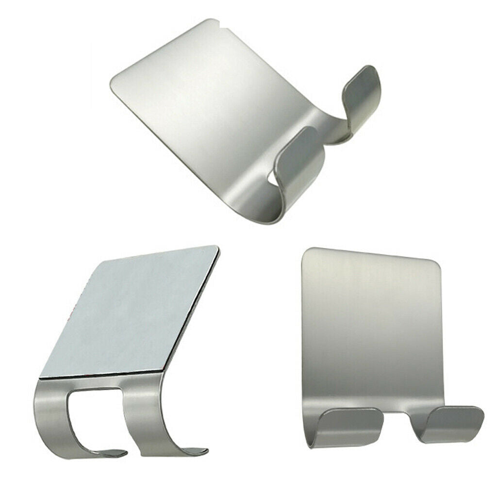 Stainless steel adhesive hooks without drilling, self-adhesive hooks, wall