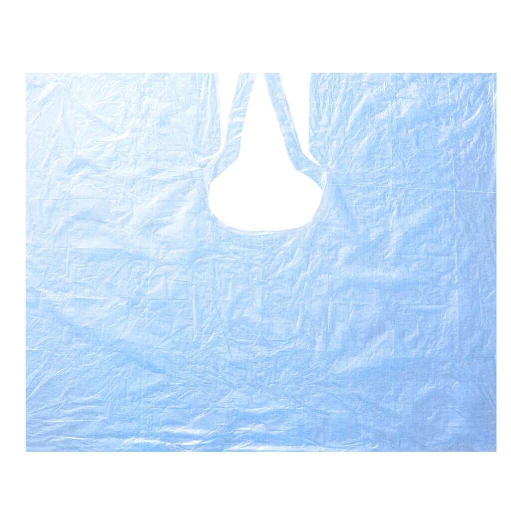 Disposable Neck Shawl Hairdressing Capes Waterproof Gown Hair Styling 100pcs
