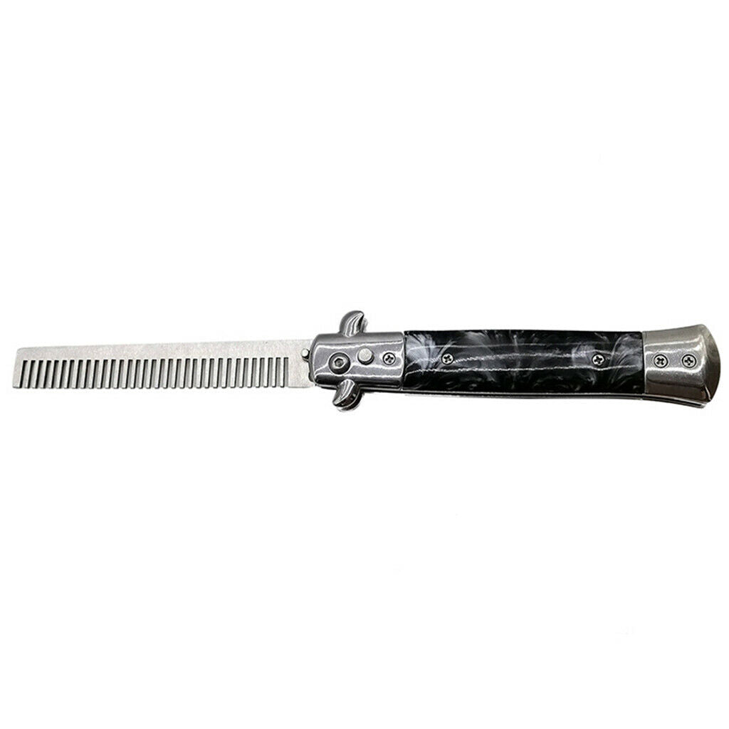 Steel Spring Comb Hairdressing Tools Grooming Shaping Trimming Travel Brush