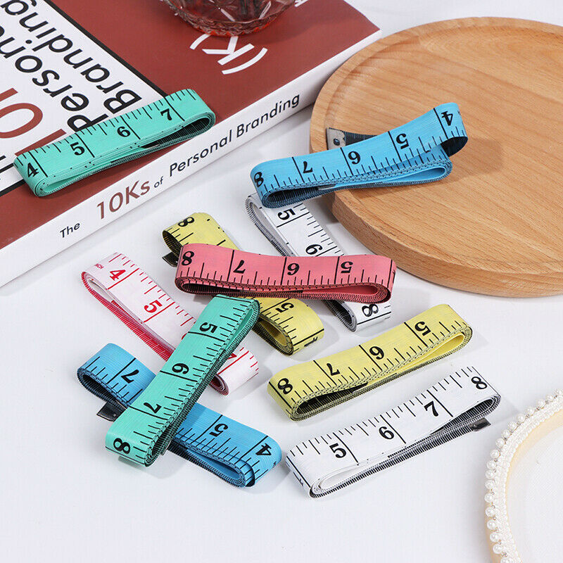 5pcs 1.5m/60inch Soft Measuring Tape Flexible Sewing Tape Body Measuring .l8