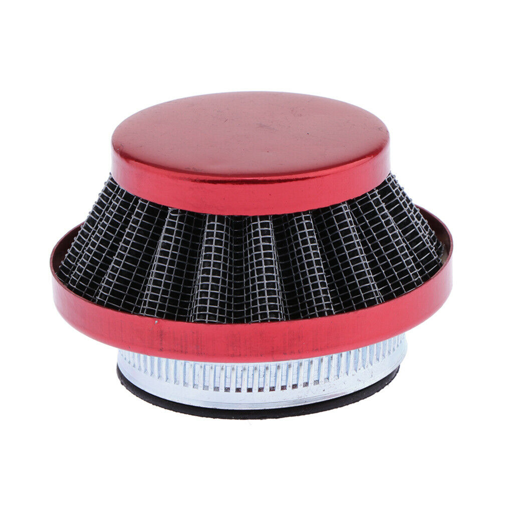 42mm Air Filter for 2-stroke 47cc 49cc Pocket Bike Moped (Red)