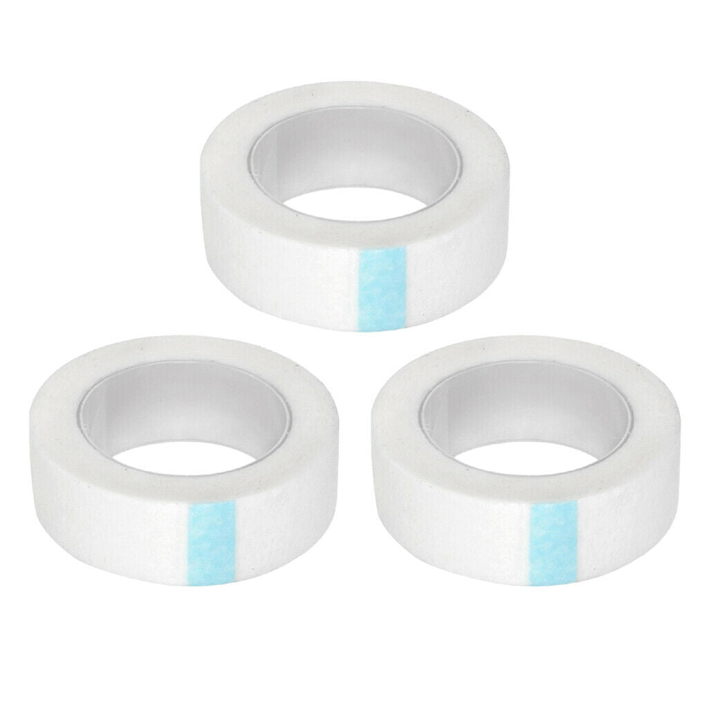 3 lot Lint Free Adhesive Eyelash Tape for Lash Extension Grafting Curling