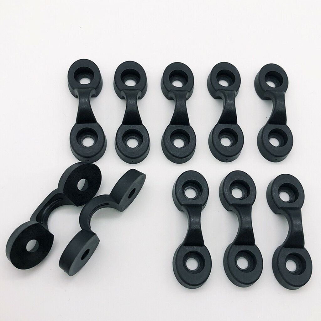 Bungee Pad Eye Deck Loop Tie Down Anchor with Screws for Kayak Canoe Boat