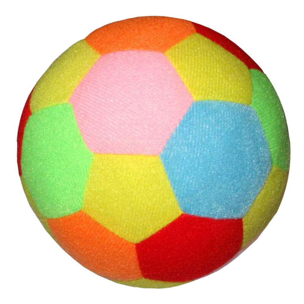 Set of 2 Colorful Football Soft Ball Indoor and Outdoor Soccer Ball Kids Toys