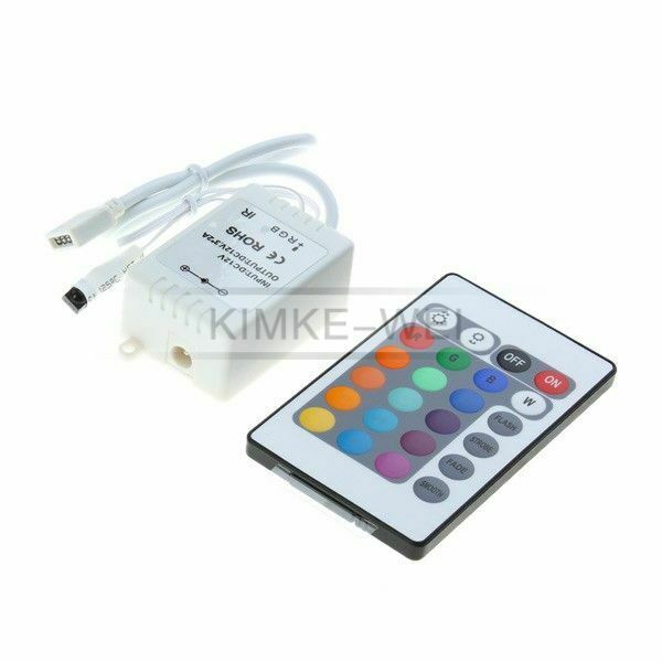 12v Control Box & Remote for 5050 SMD LED Strip - Anode