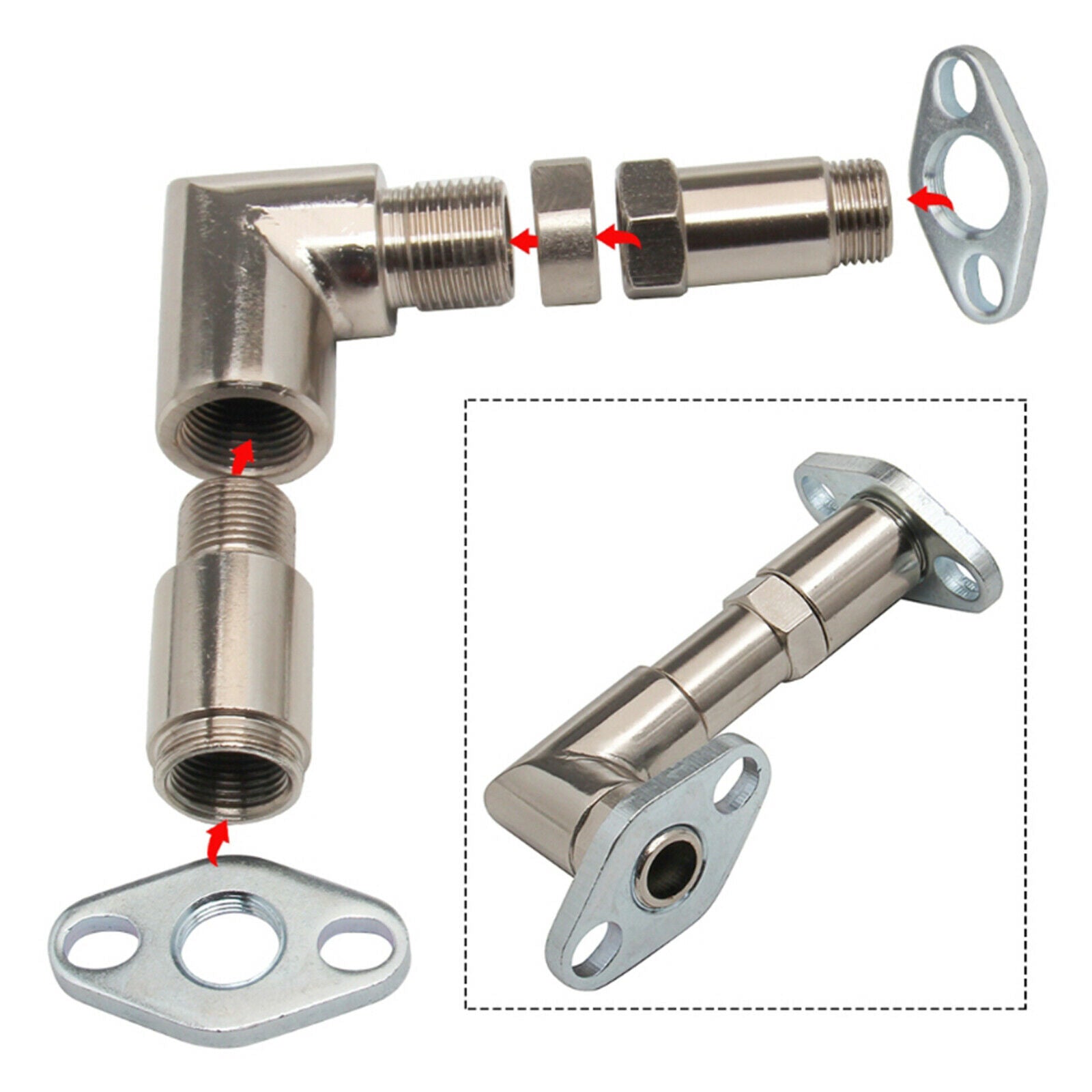 Metal M18x1.5 Universal Oxygen Spacer Sensor for Tacoma Car Accessories