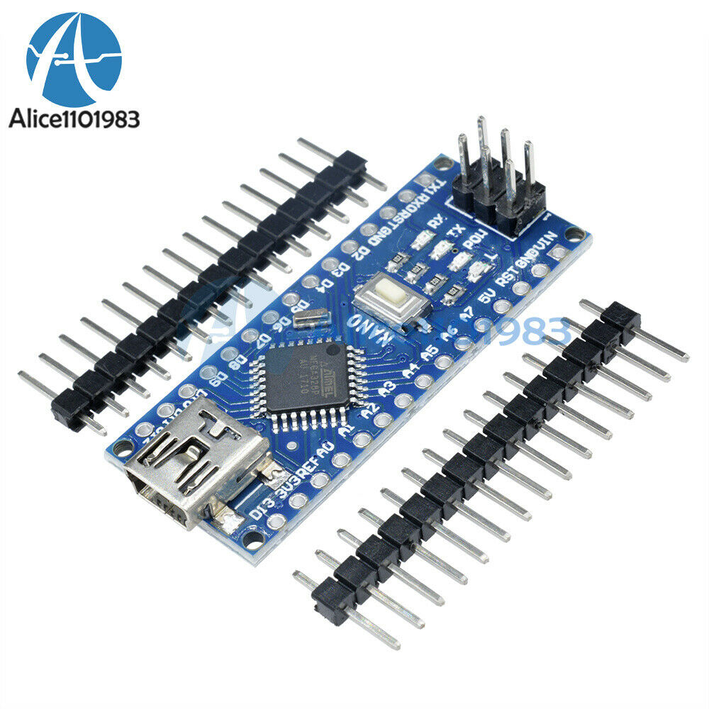 Nano V3.0 USB ATmega328P-AU Micro-Controller Kits 16MHz 5V CH340G Board Arduino