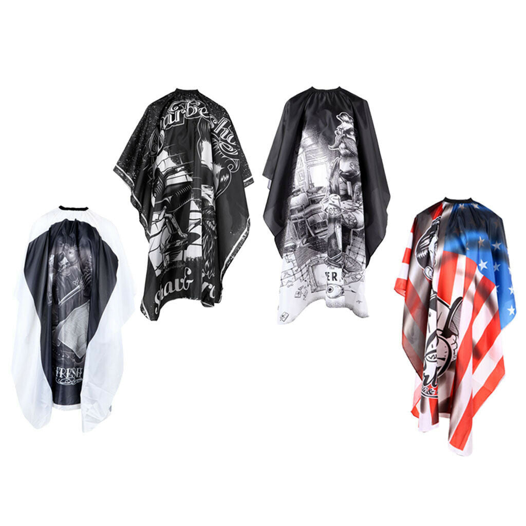 2X Hair Cutting Cape Gown Hair Salon Apron Cloth Stylist Barber Shop Capes