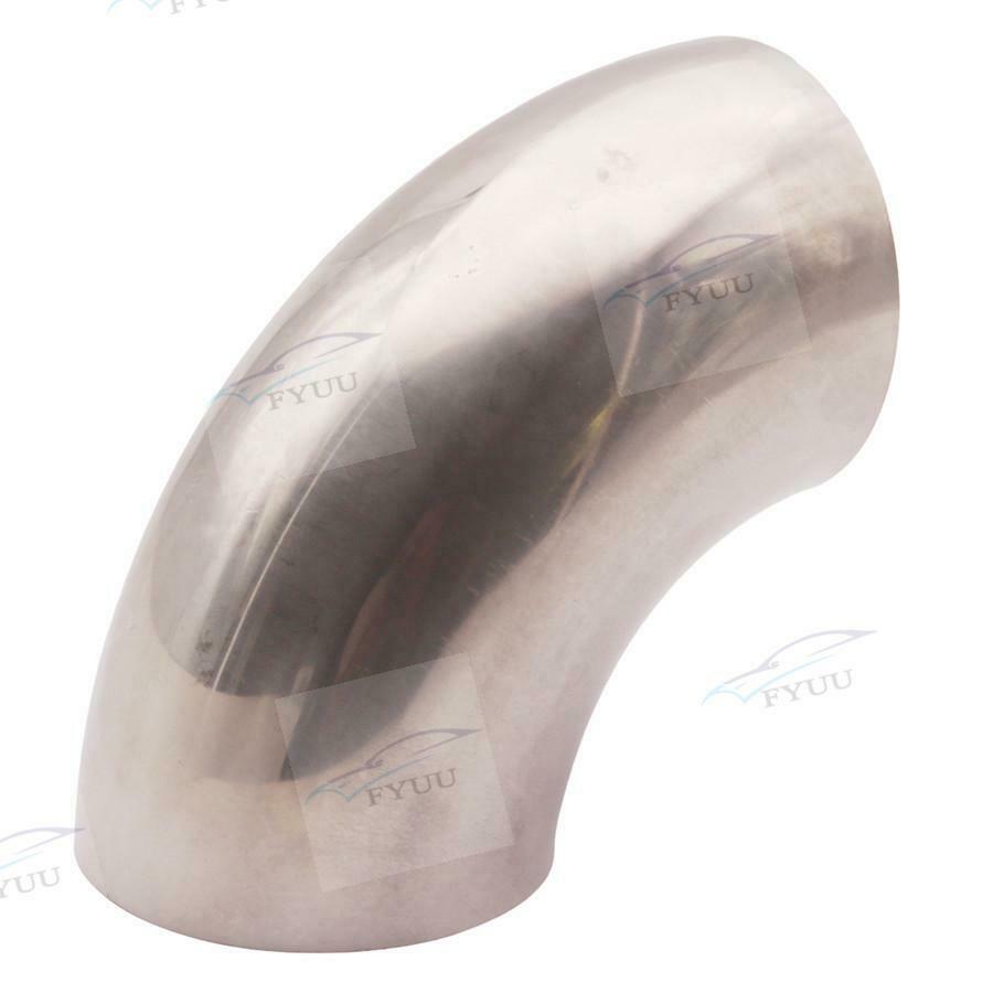4” Ultra Tight Radius Mandrel Bend 90 Degree 304 Stainless Steel 0.84D Exhaust