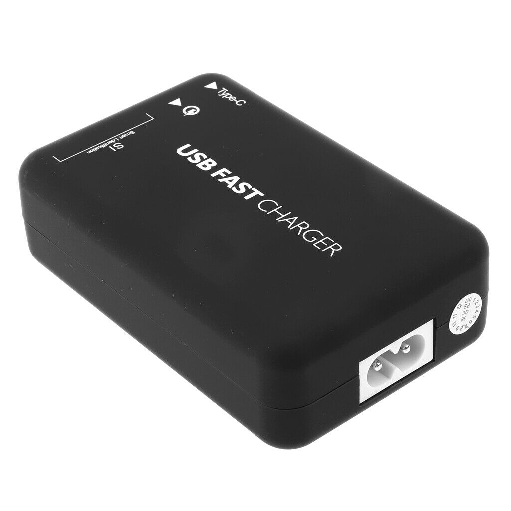 USB Type-C 50W 6-Port USB Charger QC3.0 Fast Charging Station UK Plug