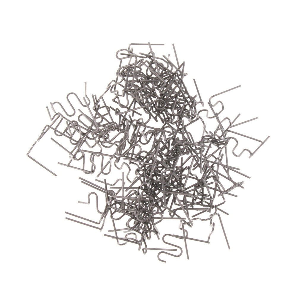 500 Pieces Car Repair Welder Standard Pre Cut 0.8mm Hot Staples  S Shape