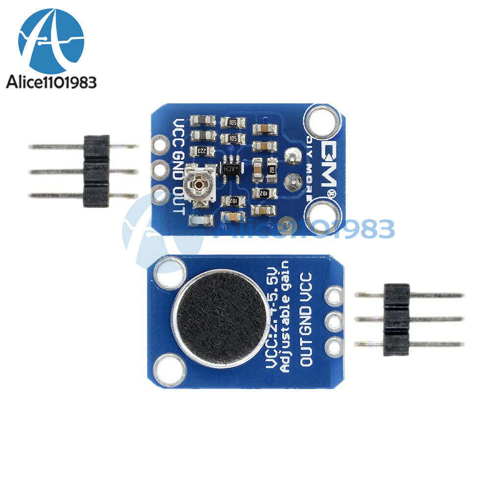 10PCS Electret Microphone Amplifier MAX4466 With Adjustable Gain For Arduino