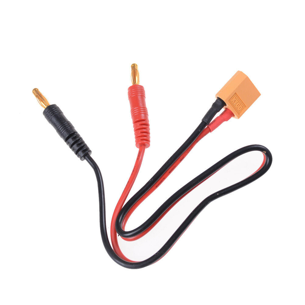 XT60 LiPo Battery Charging Cable to 4mm Bullet/Banana Plugs Lead.l8