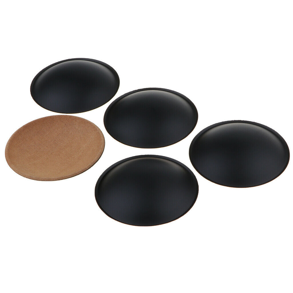 15 Pack Bass Speaker Dome Dust   Cone Cover with Good Shock/Buffer, Black