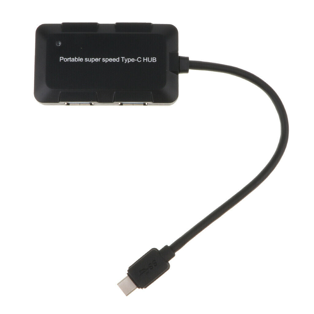 Type C 4 Ports USB 3.0 HUB OTG High Speed Adapter Data Charger for PC