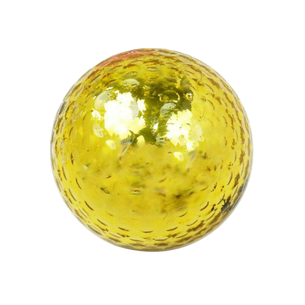 2X 1 Piece Pro Double Layer Golf Ball for Match or Practice Play Random Color