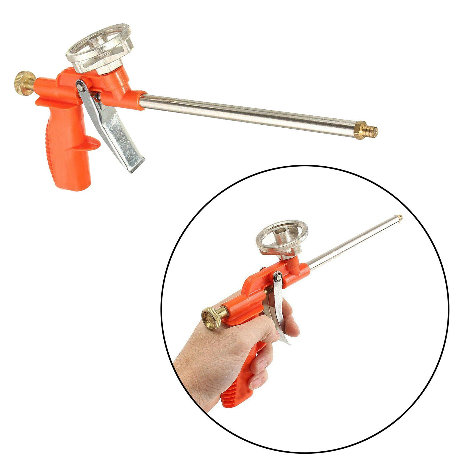 Foam  Polyurethane Expansion Spray Applicator Caulking Filling Home